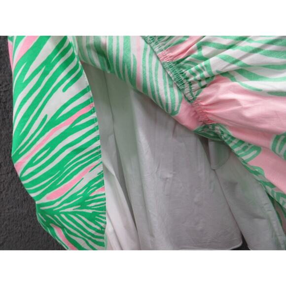 NWT Lilly Pulitzer Trisha Shirt Dress Who Let The Fronds Out Mandevilla Pink 0 - Picture 7 of 16